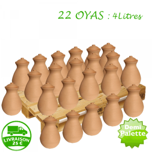 Palette de 22 oyas à enterrer – 4 L