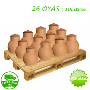 Palette de 26 oyas à enterrer – 10 L