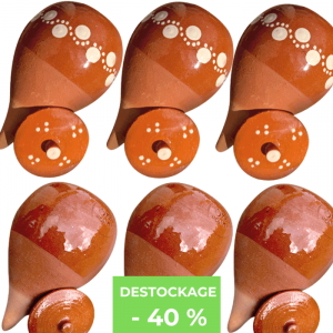 Déstockage – lot de 6 oyas à planter